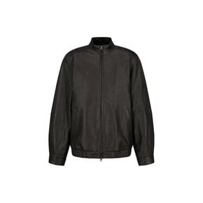 아모멘토 26FW Lambskin Leather Blouson, Brown
