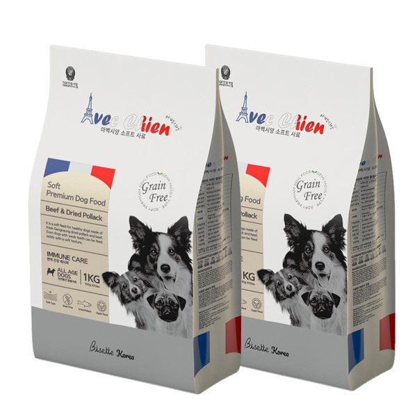 아벡시앙 소프트 프리미엄 사료 2kg(애견 강아지 노견 사료)