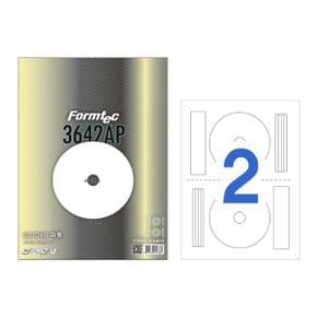 아트박스/오피스큐 라벨3칸20매 CS 3642AP CD DVD용118mm 내경 17 5mm