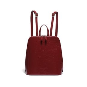 TURTLE LEATHER BACKPACK - BURGUNDY