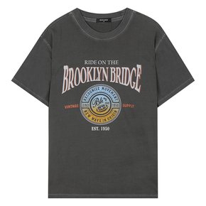 여성 BROOKLYN BRIDGE 아트웍 반팔 TS (B242TS700P)