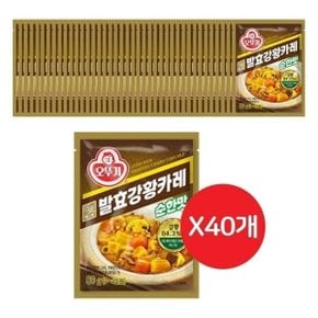 [화수분상회] 순한맛카레 백세발효강황카레 순한맛80g 40개 간편카레