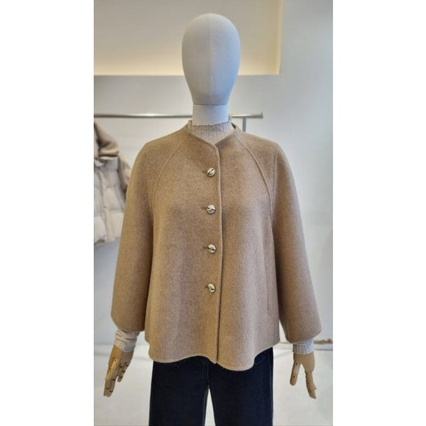 [여주점] [JJ 지고트] 여성 울 캐시미어 벨 슬리브 핸드메이드 재킷 GRAA0JK101