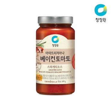 청정원 베이컨 토마토 스파게티소스600g