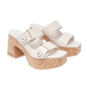 [해외직구] 24SS 지미추 샌들 FAYENCE WEDGE 95/SQMLATTE