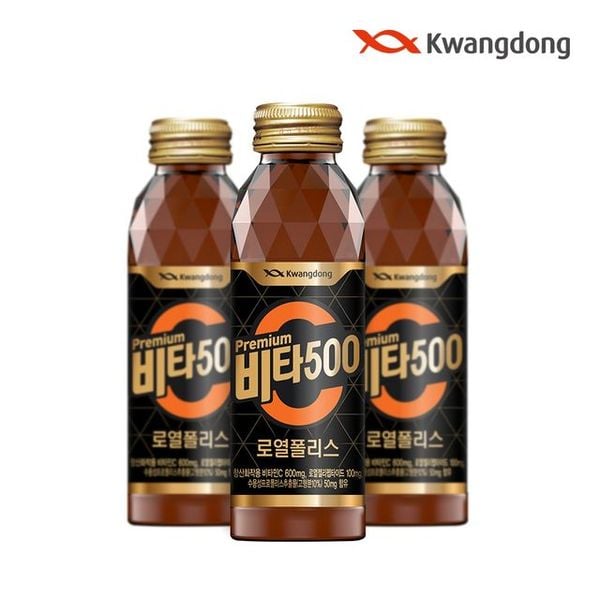 광동제약 꽃잎차 전통차 꽃차 비타500로열폴리스 전통티 120mL 40병