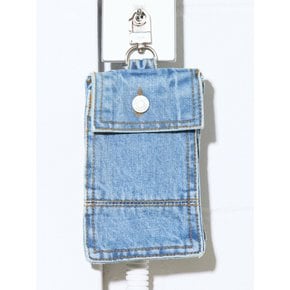 WASHING DENIM POCKET KEYRING