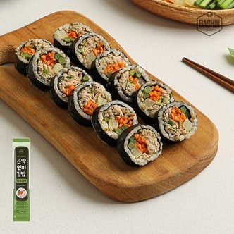 다신샵 탄수화물 걱정없는 가벼운 곤약 현미김밥 땡초참치 김밥 10개 / 전자레인지 3분