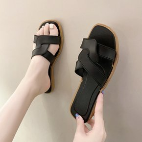 2컬러 여름 캐주얼 디자인 심플 슬리퍼 SL600