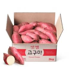 [3kg] 맛젤 24년 햇 단밤고구마 실속형 (특상size) 개별80g~300g 해남 황토