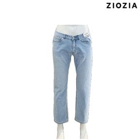 테이퍼드 크롭 핏 데일리 데님 팬츠 ADF2DP1922_LBL