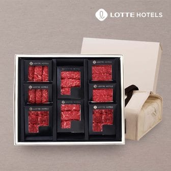 LOTTE HOTELS [롯데호텔] 1++무항생제한우 델리카한스 프리미엄 선물세트 2호