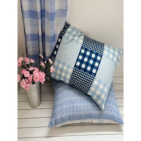 죠죠 블루 4중 거즈 양면 베개커버