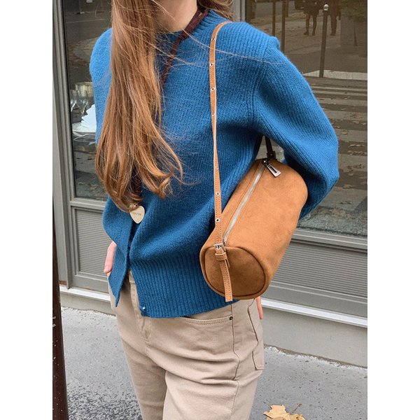 Sola Barrel Bag / SUEDE BEIGE