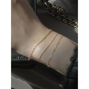 14k daily slim chain bracelet