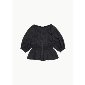 몰리고다드 24PF MOLLY GODDARD IRIS TOP IN CHARCOAL