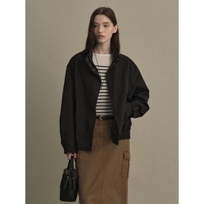 ROUGH HIGH-NECK JUMPER (moat black)