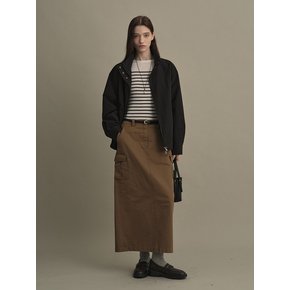 ROUGH HIGH-NECK JUMPER (moat black)