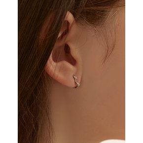 [연말 스페셜 6mm+10mm 진주귀걸이 증정][925 silver] Mini Heart Fit Earring