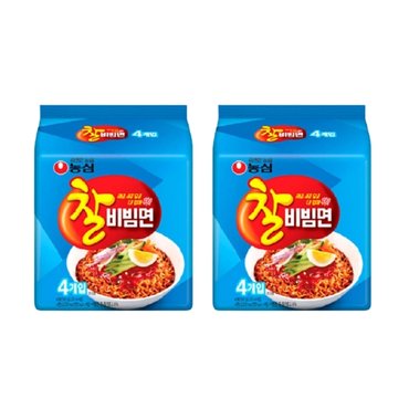  [무배] 농심 찰비빔면(멀티) 130g x 2팩