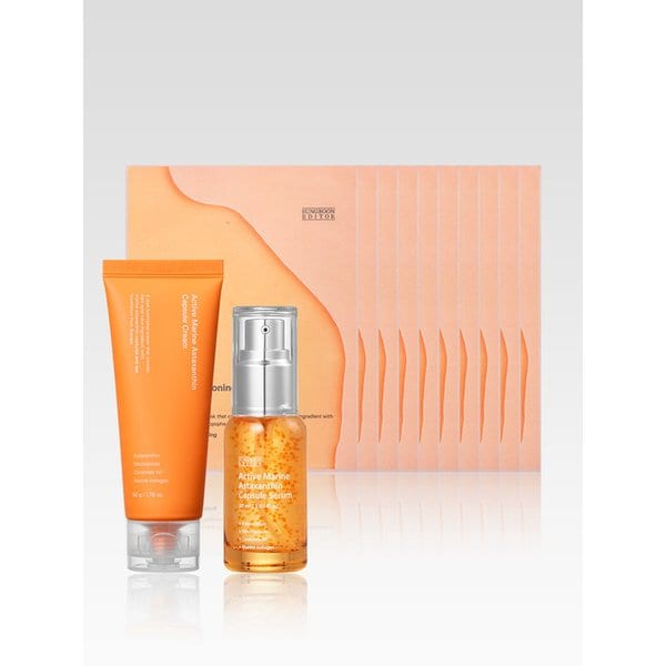 [3종세트/쇼핑백증정] 아스타잔틴 기미 세럼+크림+마스크팩 10매