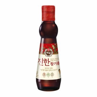  CJ제일제당 백설 진한참기름 320ml 병 x6개