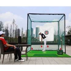  골프스윙매트 옥상 개인 연습장 실내용 스윙연습 그물망 가정용 스크린골프 그린세트