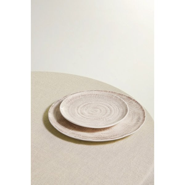 브루넬로쿠치넬리 글레이즈드 세라믹 플레이트 2p 세트 오프 화이트 13452677150094129