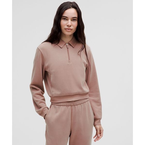 20% ▼ Softstreme™ 칼라드 하프집 풀오버 - TWRS