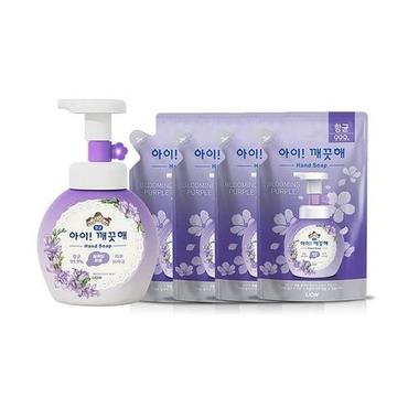  아이깨끗해 핸드워시 블루밍 본품250ml1개+리필200ml4개