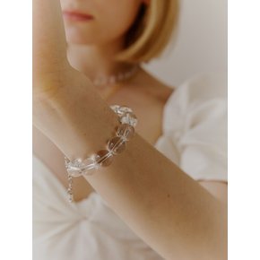 Bold Crystal & Pearl Bracelet