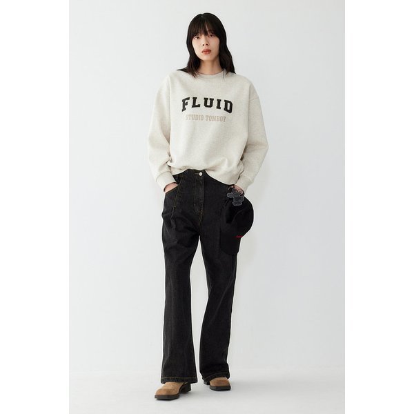 플루이드 기모 맨투맨 91F5422785008