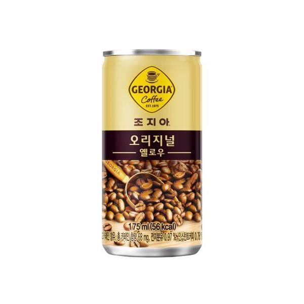 조지아 오리지날 옐로우 175ml x 5캔 캔커피(1)