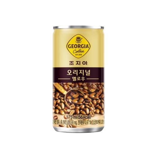 조지아 오리지날 옐로우 175ml x 5캔 캔커피(1)