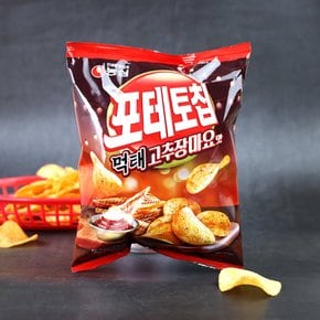 농심 포테토칩 먹태청양마요맛+먹태고추장마요맛+올디스타코맛 50g 5개씩