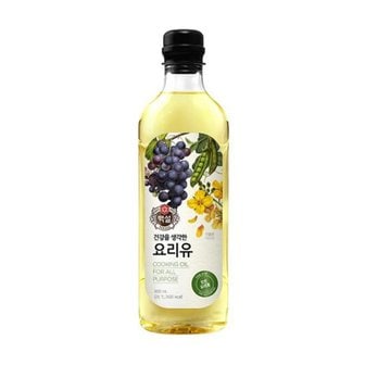  CJ제일제당 백설 건강을 생각한 요리유 900ml x6개