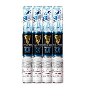 카스500ml 4캔 +버드와이저500ml 4캔+ 기네스440ml 4캔 / 무알콜 맥주 논알콜