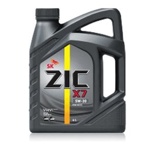 ZIC-X7 엔진오일 4L (가솔린/LPG)