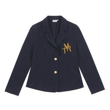 MARTINE GOLF [정상가 498000원]여성 포켓 자수 스판자켓 네이비 (Q0C910149)