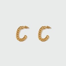 ZORIE Chain Hoop Earing - Gold