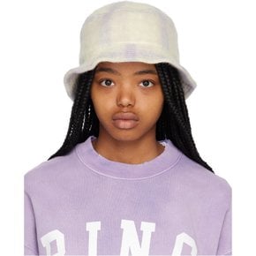 오프 화이트 & 퍼플 카미 버킷햇 CAMI BUCKET HAT - LAVENDER AND C Multi