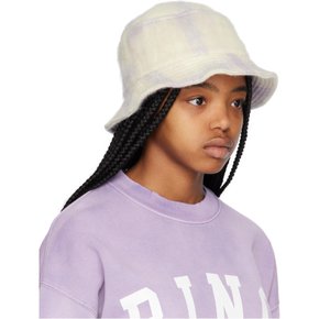 오프 화이트 & 퍼플 카미 버킷햇 CAMI BUCKET HAT - LAVENDER AND C Multi