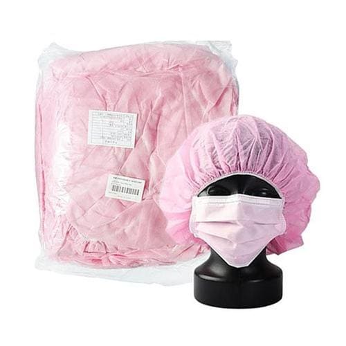 CQ-SA 일회용 부직포 헤드캡 머리망 30g PINK(1)