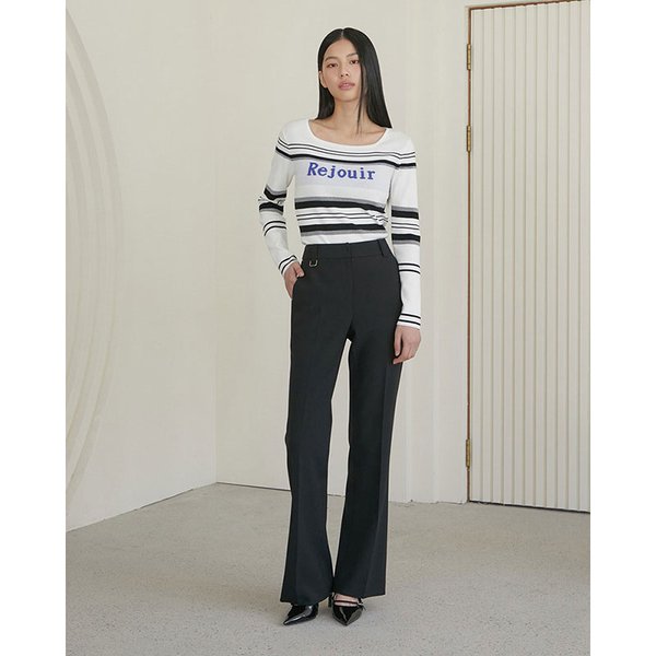 [시흥점] 여성 D링 포인트 세미 부츠컷 팬츠 (ER1WP160)