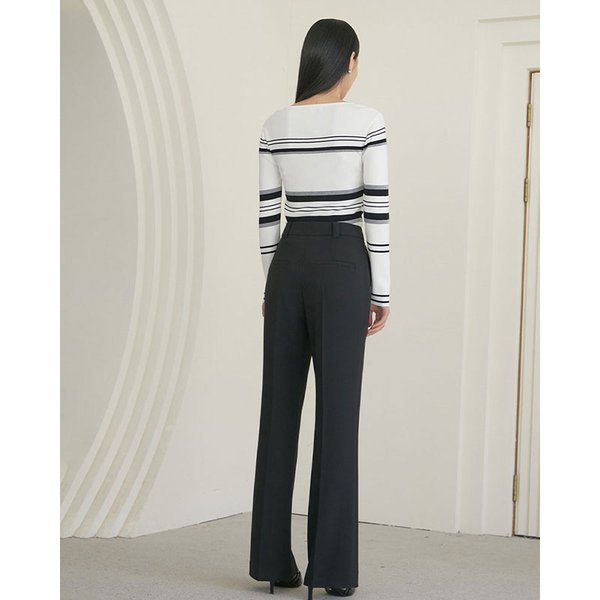 [시흥점] 여성 D링 포인트 세미 부츠컷 팬츠 (ER1WP160)