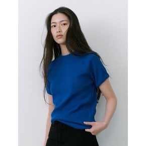 [재입고] ESSENTIAL WAFFLE JERSEY TOP - BLUE