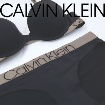 Calvin Klein Underwear 캘빈클라인 ICON 브라팬티세트 QF6317 블랙