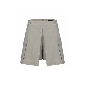 카고 포켓 스커트 팬츠-KHAKI