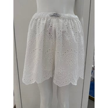 피앳유즈 펀칭 아일렛 레이스 여성 하프 팬츠(EZ751B)