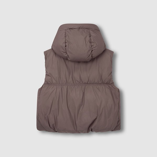 여 루즈핏 미디엄 다운필 후드 베스트 J1061010100BS